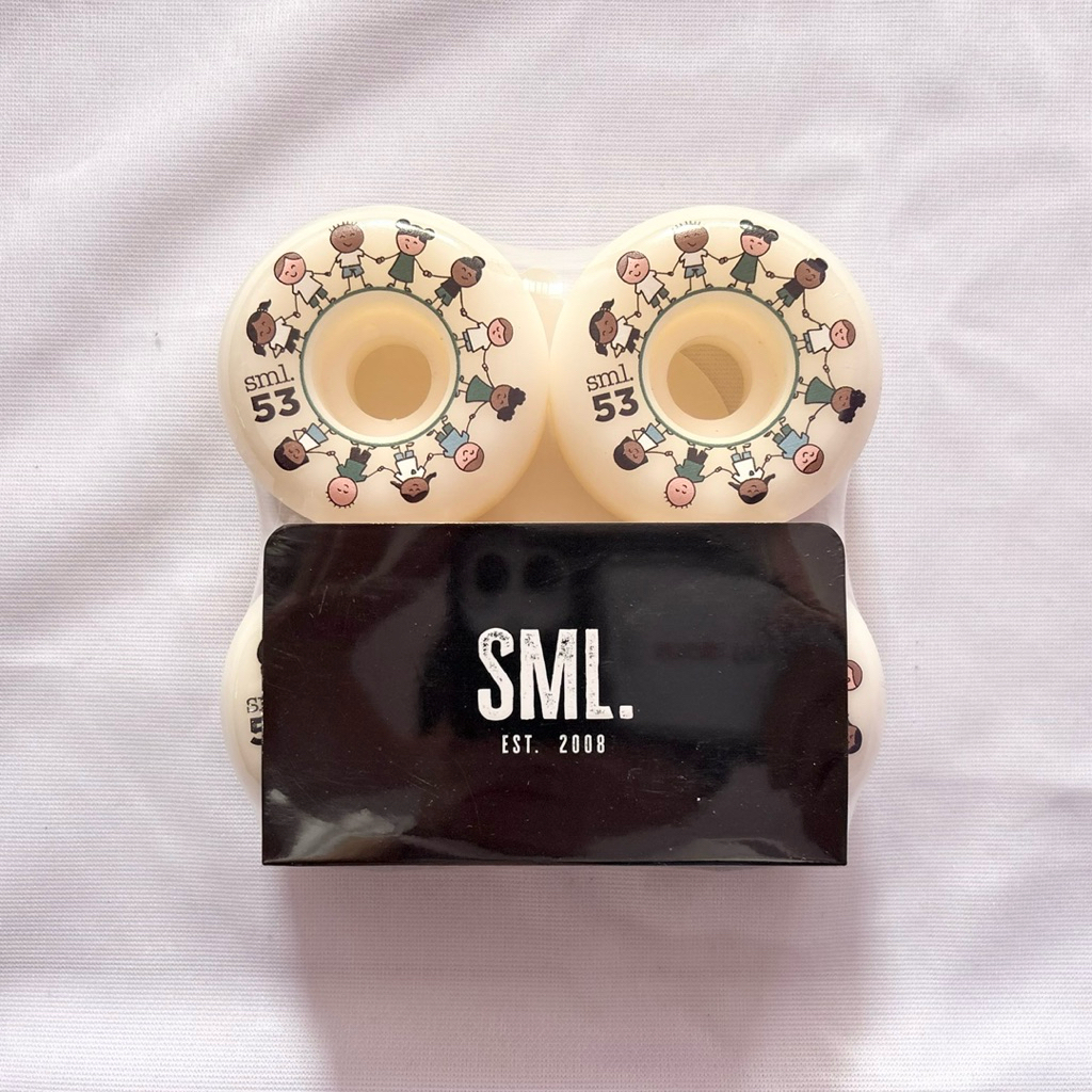 SML “Small World” 53mm 99a OG Wide Shape Team Model AG Formula Skateboard Wheels