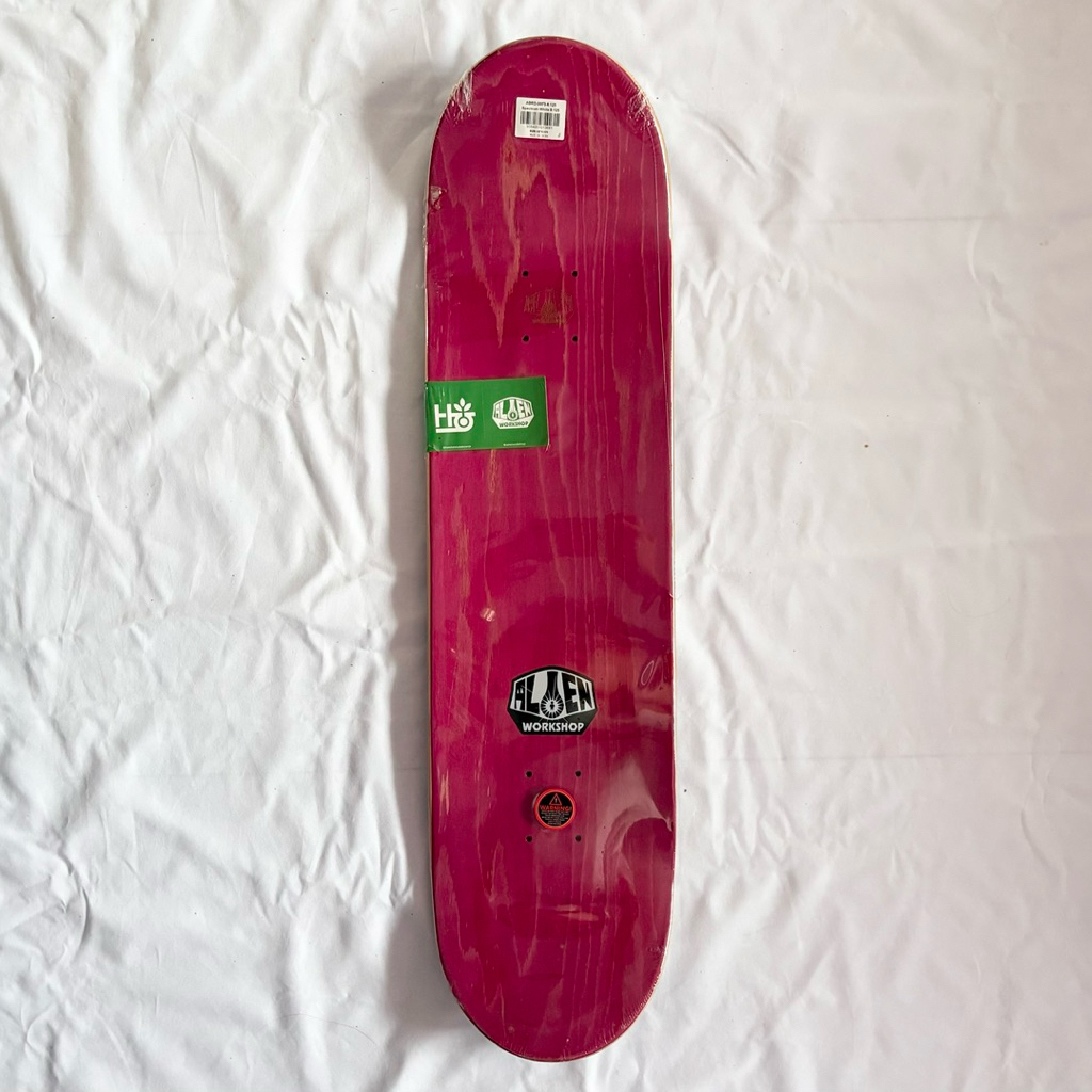 Alien Workshop “Spectrum White” 8.125” x 32” Skateboard Deck-Halfpiped 