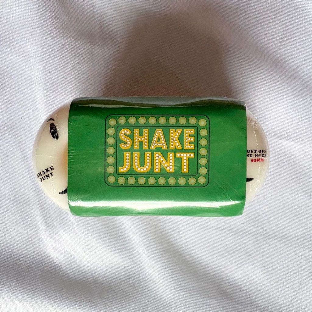 Shake Junt “Get off my nuts” 53mm 101a Skateboard Wheels-Halfpiped 