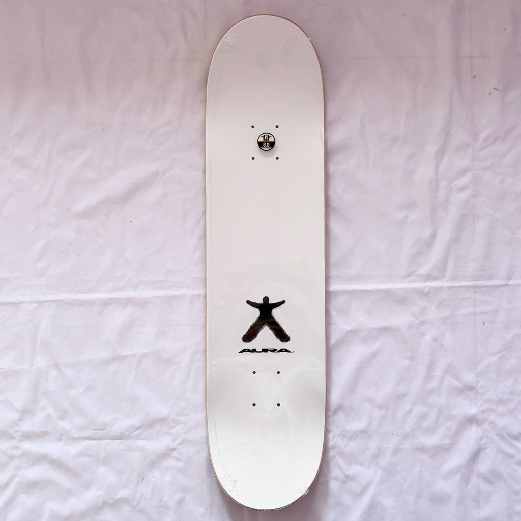 Aura “Red Person” 8.0” x 31.4” Skateboard Deck-Halfpiped 