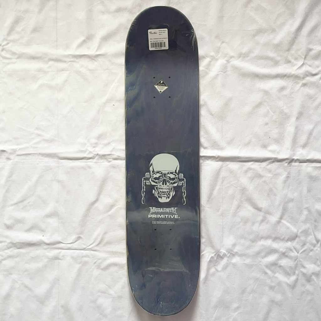 Primitive x Megadeth “Rest in Peace” 8.0” x 31.75” Skateboard Deck-Halfpiped
