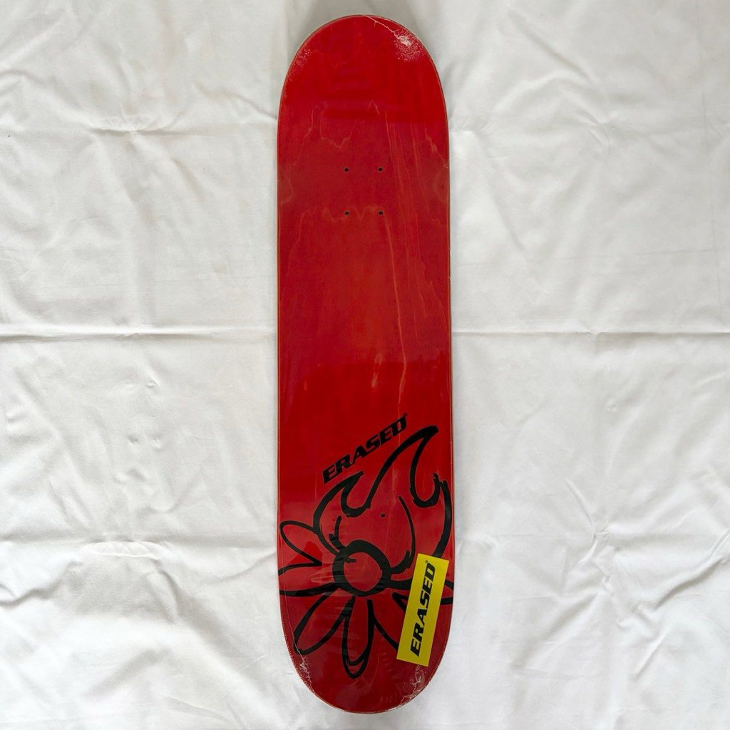 Erased “Red Girls” 8.0” x 31.4” / 8.25” x 31.5” Skateboard Deck-Halfpiped 