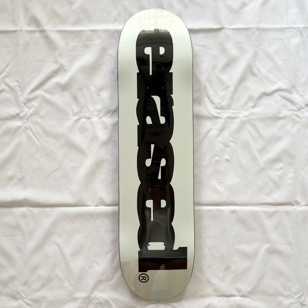 Erased “Classic White” 8.0” x 31.4” / 8.25” x 31.5” Skateboard Deck-Halfpiped