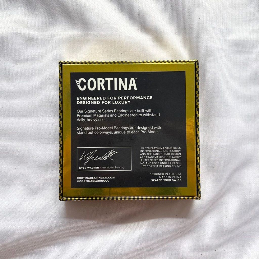 Cortina x Playboy “Brown” Kyle Walker Abec-7 Skateboard Bearings-Halfpiped 