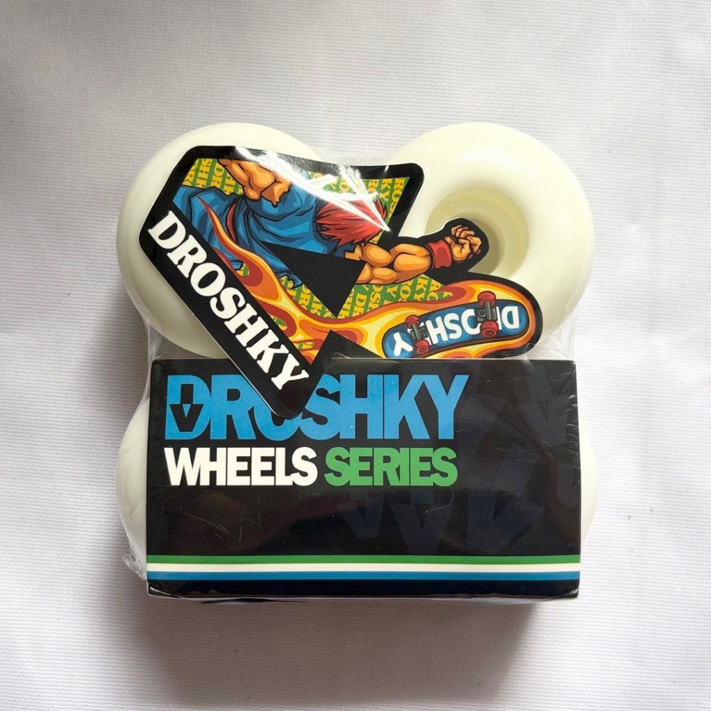 Droshky “Neon Vacation” 52mm 100a Skateboard Wheels-Halfpiped 