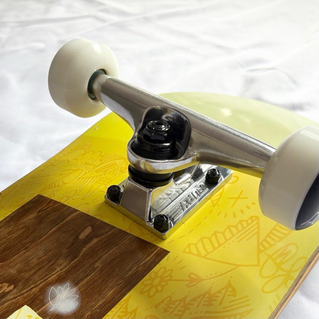 Magenta “Sleep” 7.875” x 31.1” Custom Skateboard Complete-Halfpiped