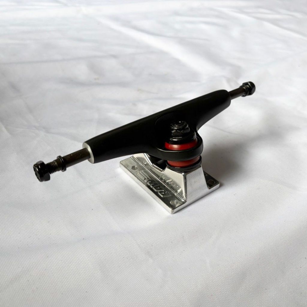 Fury Black and Silver 8.0"/8.25” Double Hollow Skateboard Trucks-Halfpiped 