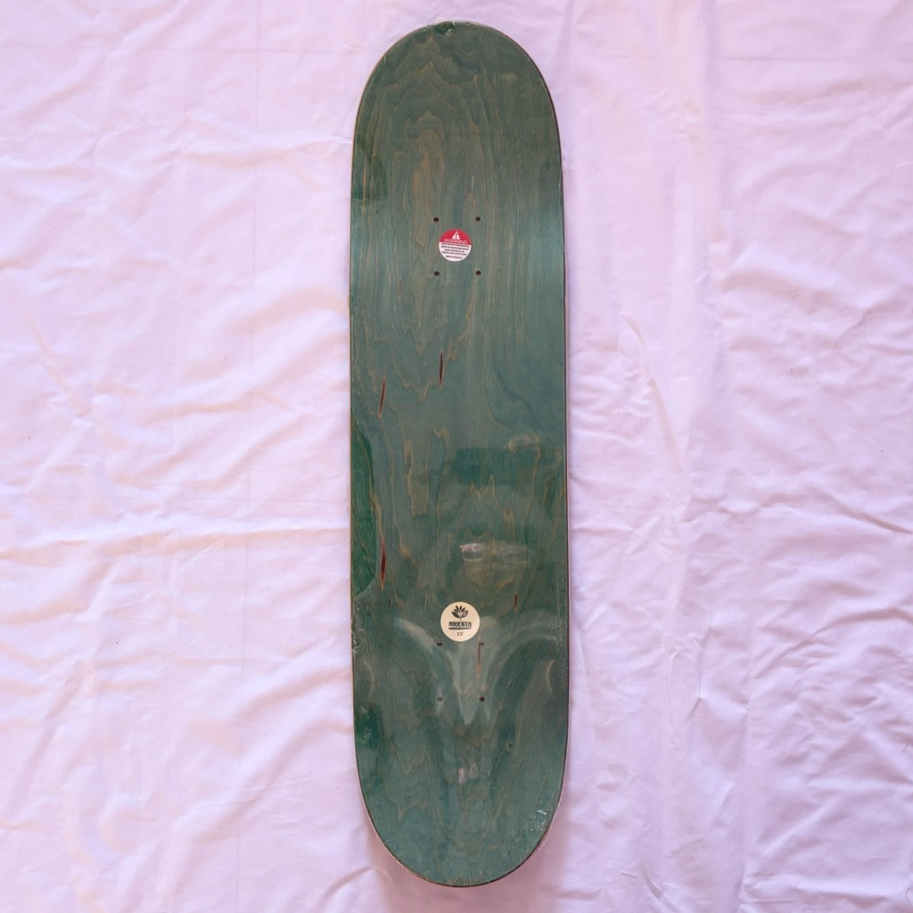 Magenta “Hallucination” 8.5” x 31.9” Jameel Douglas Model Skateboard Deck