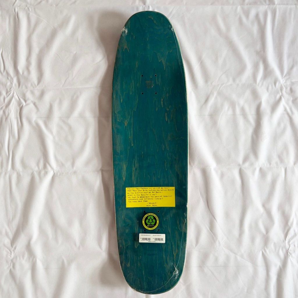 New Deal Mike Vallely Alien Neon 9.18" Skateboard Deck-Halfpiped