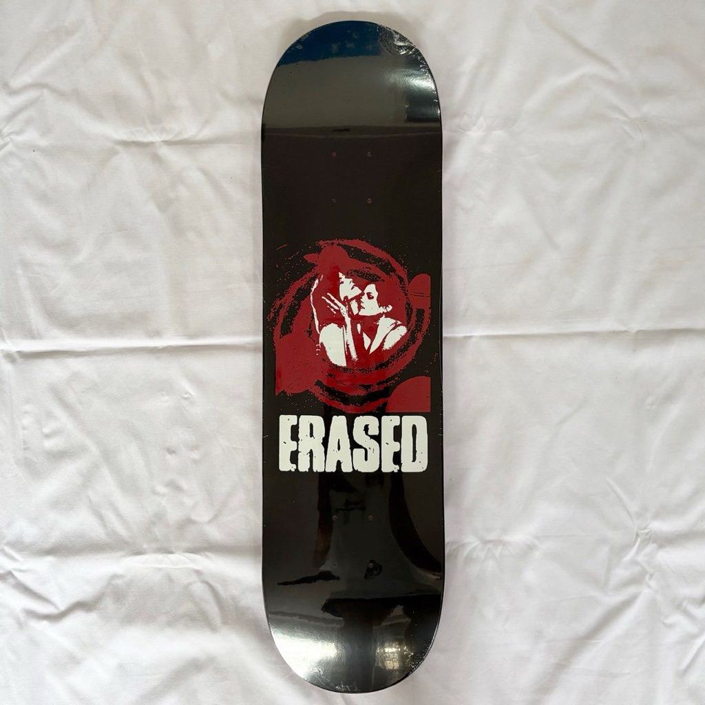 Erased “Red Girls” 8.0” x 31.4” / 8.25” x 31.5” Skateboard Deck-Halfpiped 