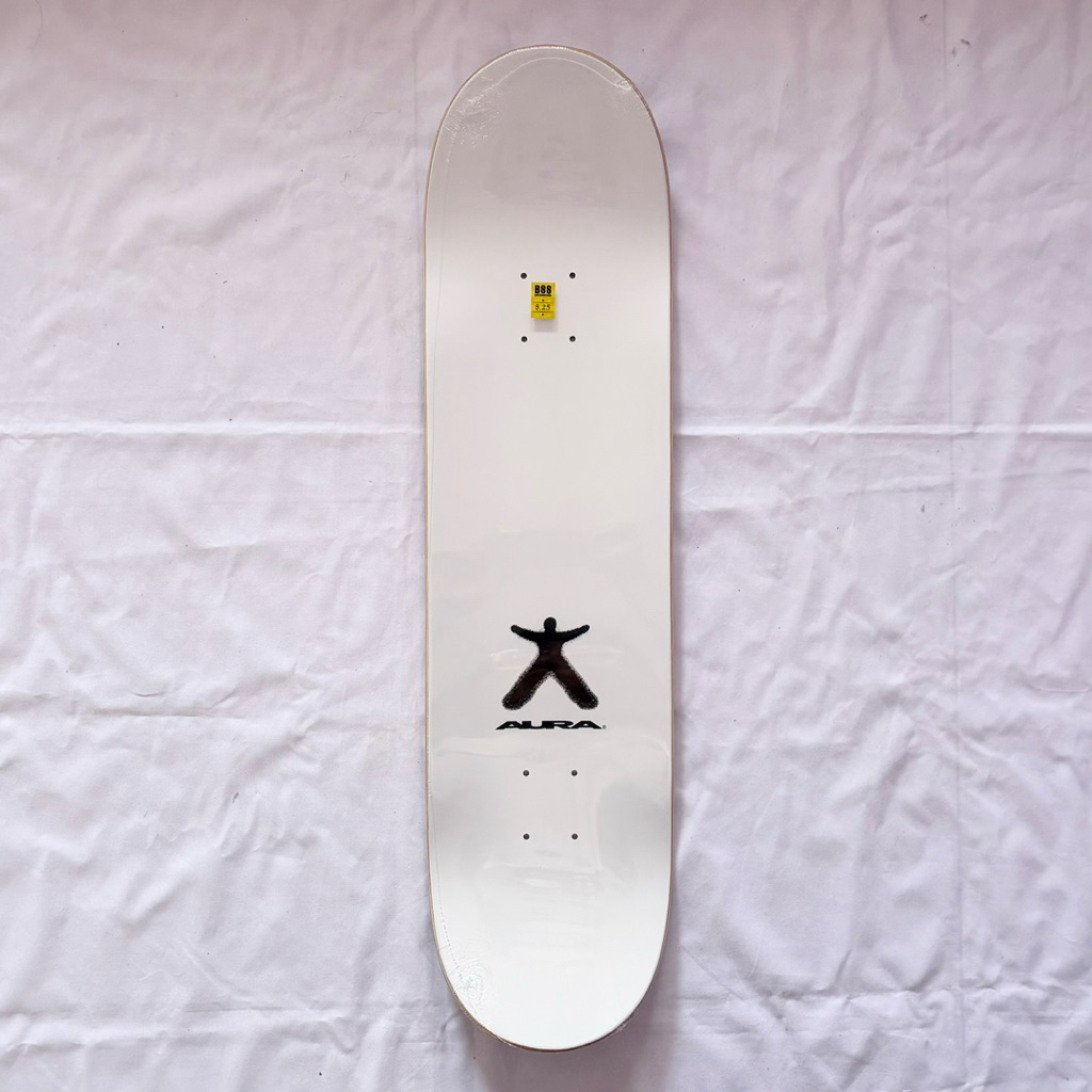 Aura “X-Men White” 8.25” x 31.5” Skateboard Deck-Halfpiped 