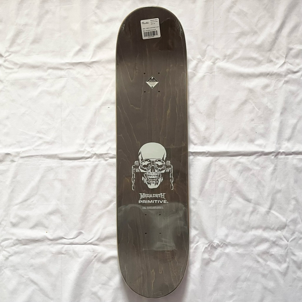 Primitive x Megadeth “Countdown to Extinction” 8.25” x 31.85” Lemos Skateboard Deck-Halfpiped