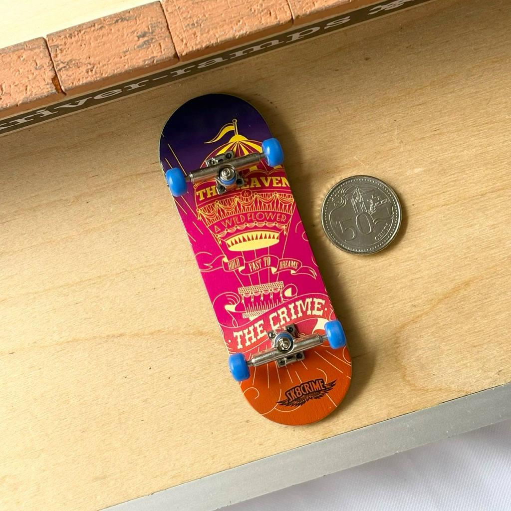 Sk8crime “Carnival” 32mm Fingerboard Complete