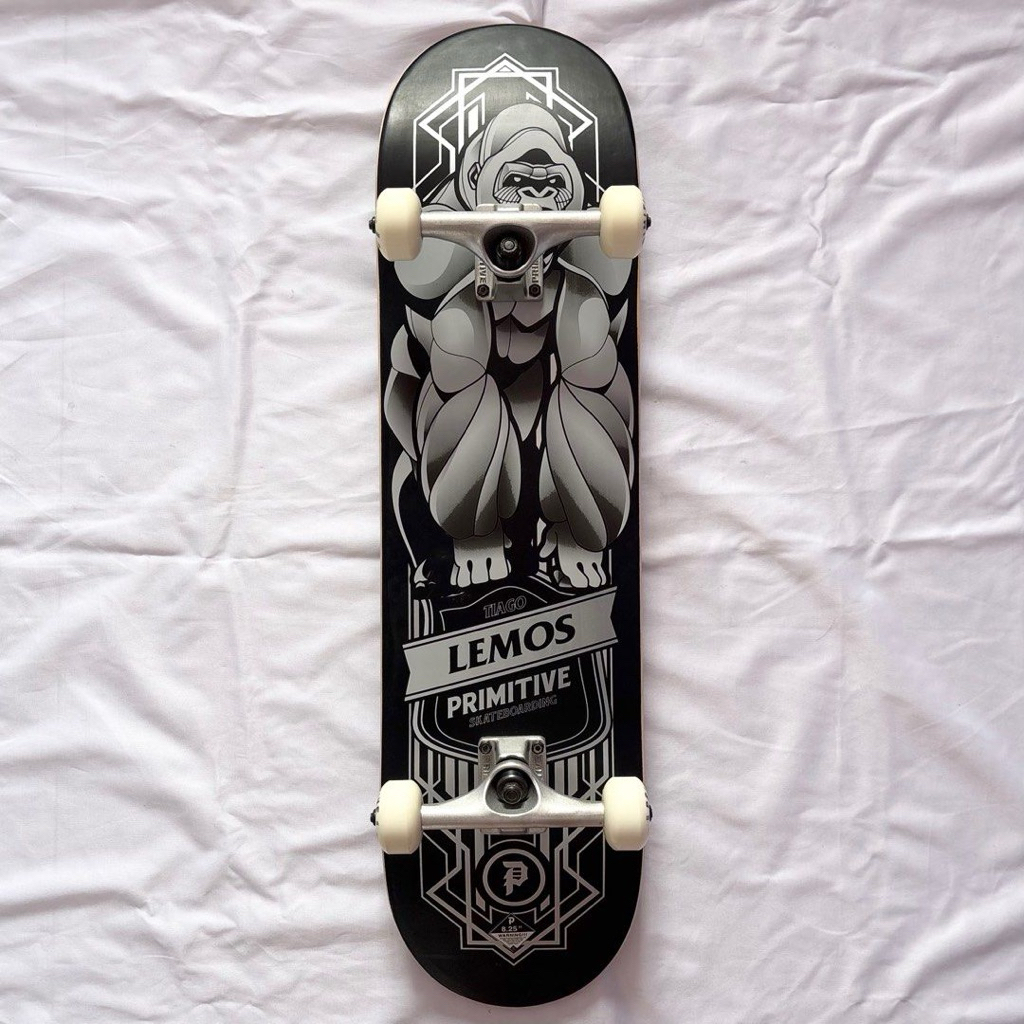 Primitive “Gorilla” 8.0”/8.25” Tiago Lemos Skateboard Complete-Halfpiped