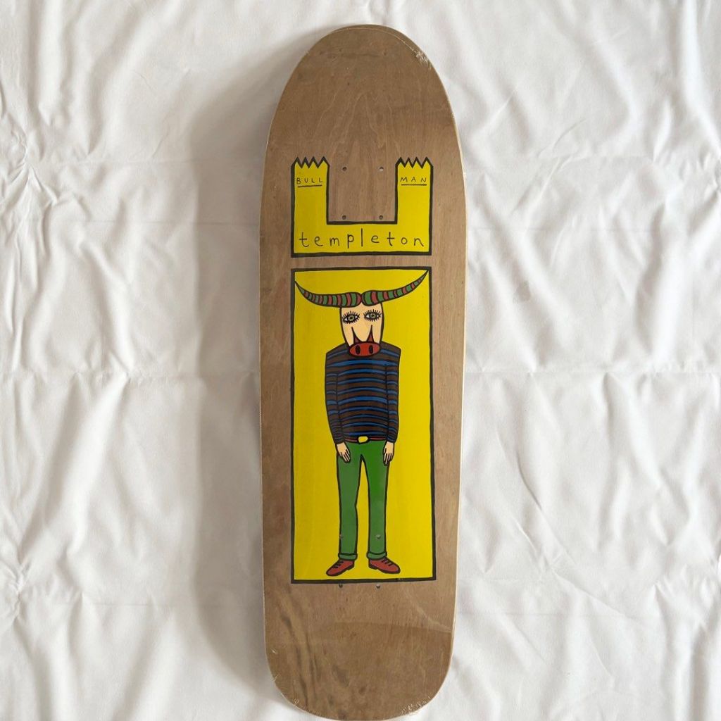 New Deal Templeton Brown 9.35” Skateboard Deck-Halfpiped