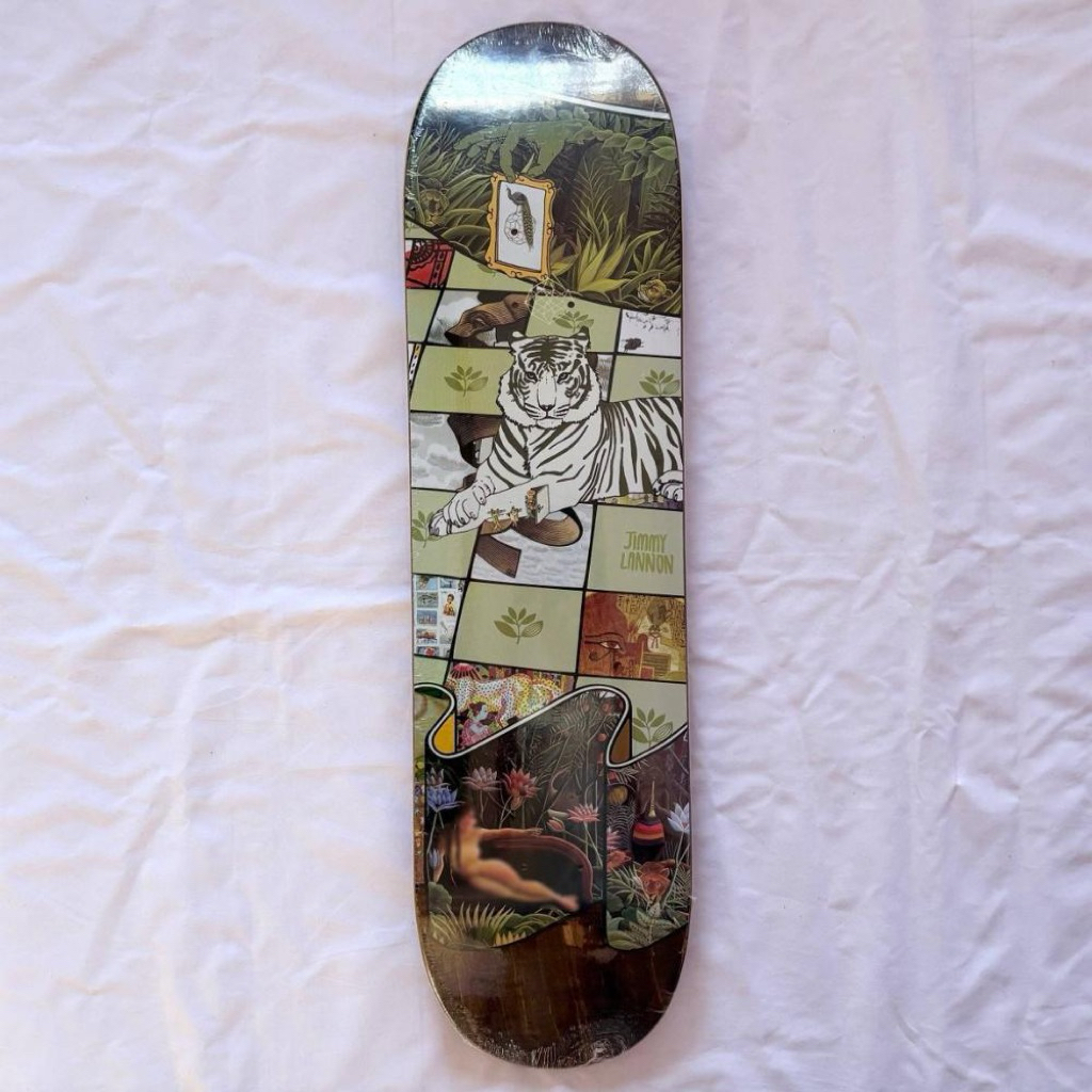 Magenta “Painting” 8.25” x 31.6” Jimmy Lannon Model Skateboard Deck