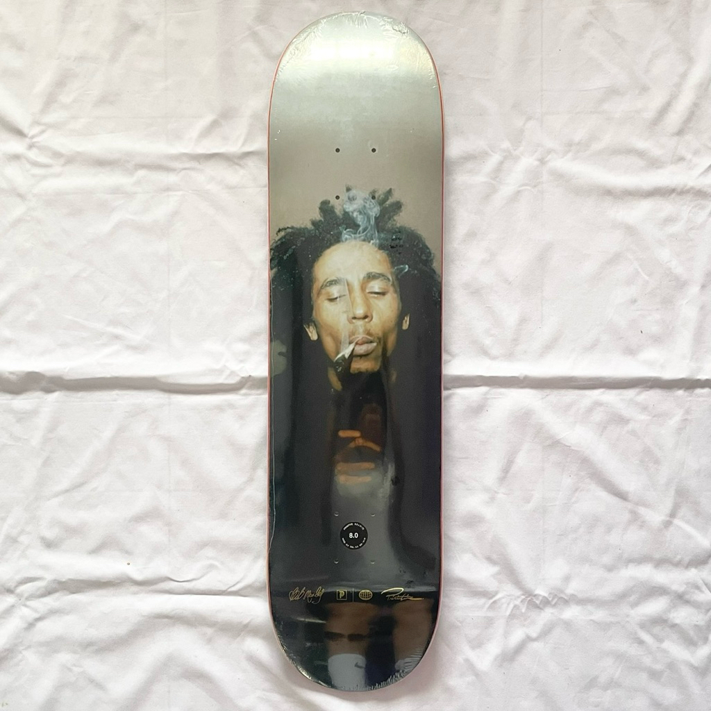 Primitive x Bob Marley “Kaya” 8.0” x 31.75” Skateboard Deck-Halfpiped