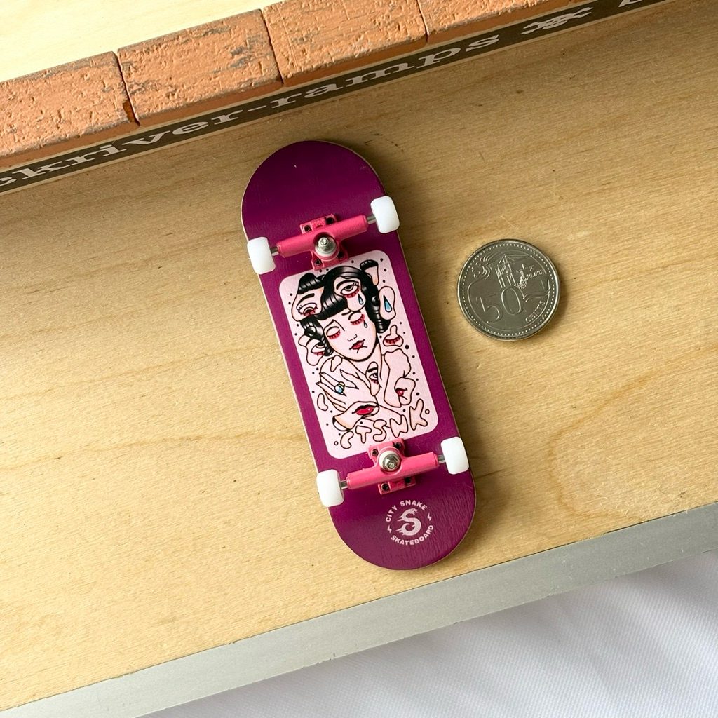 City Snake “Tears” 32mm Fingerboard Complete