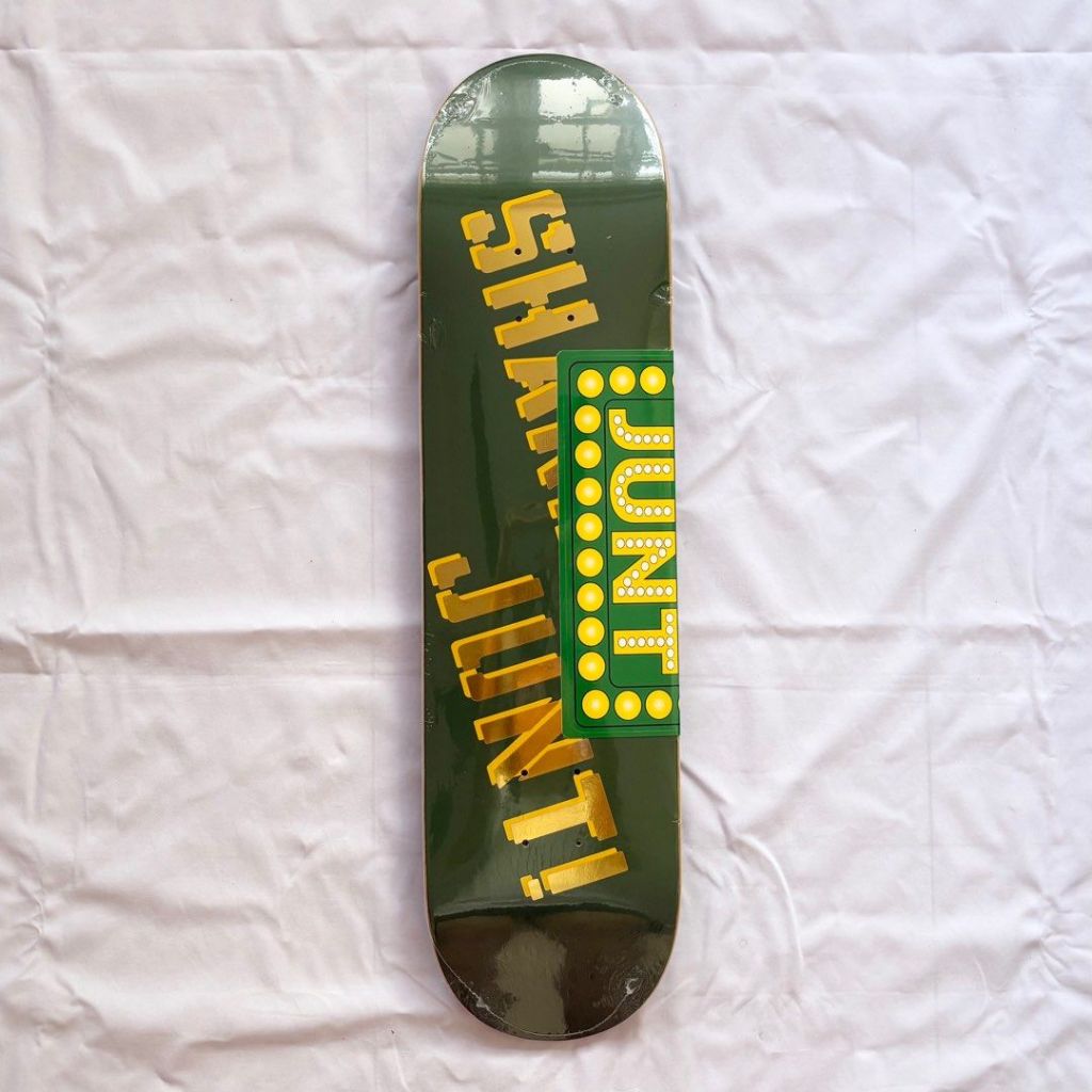 Shake Junt “OG Gold” 8.0” Skateboard Deck-Halfpiped