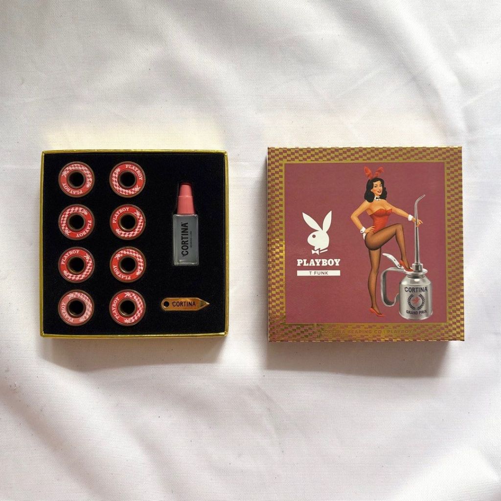 Cortina x Playboy “Red” Tristan Funkhouser Pro Model Skateboard Bearings-Halfpiped 