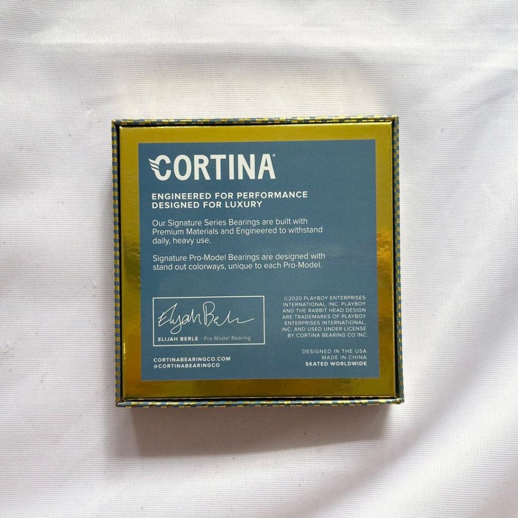Cortina x Playboy “Blue” Elijah Berle Abec-7 Skateboard Bearings-Halfpiped 