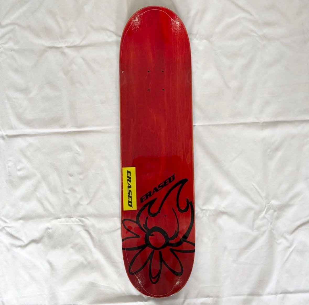 Erased “You Can’t Stop Progress” 8.0” x 31.4”/ 8.25” x 31.5” Skateboard Deck