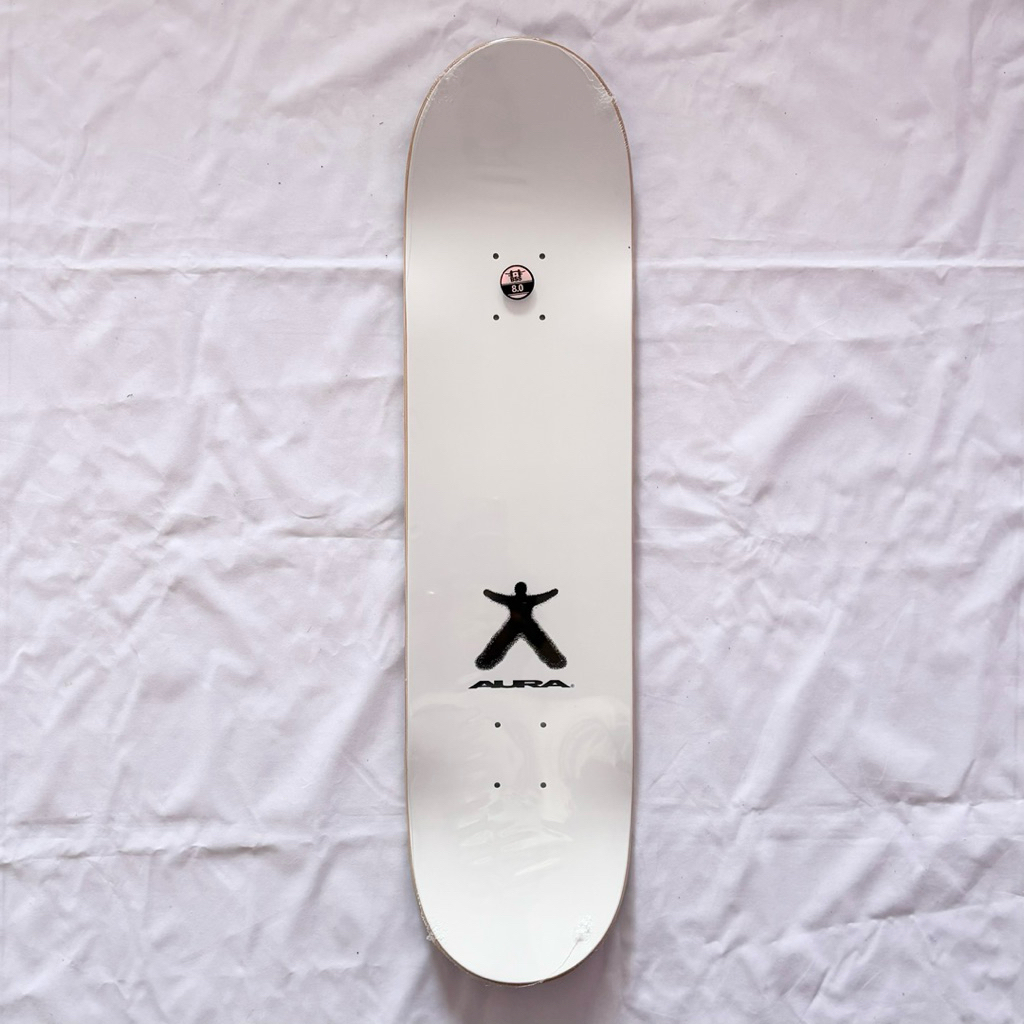 Aura “X-Men Black” 8.0” x 31.4” Skateboard Deck-Halfpiped 