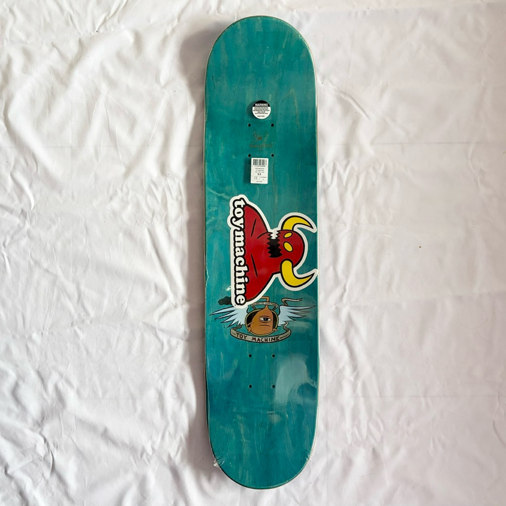 Toy Machine “Blue Jar” 8.0” x 31.66” Axel Cruysberghs Pro Model Skateboard Deck-Halfpiped 
