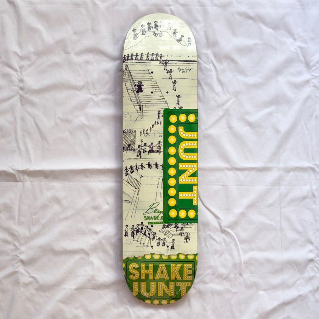 Shake Junt “Beagle Duke” 8.0” x 31.4” Pro Model Skateboard Deck-Halfpiped
