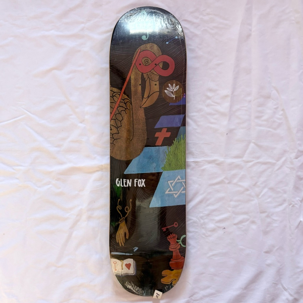 Magenta “Dream” 8.25” x 31.6” Glen Fox Skateboard Deck