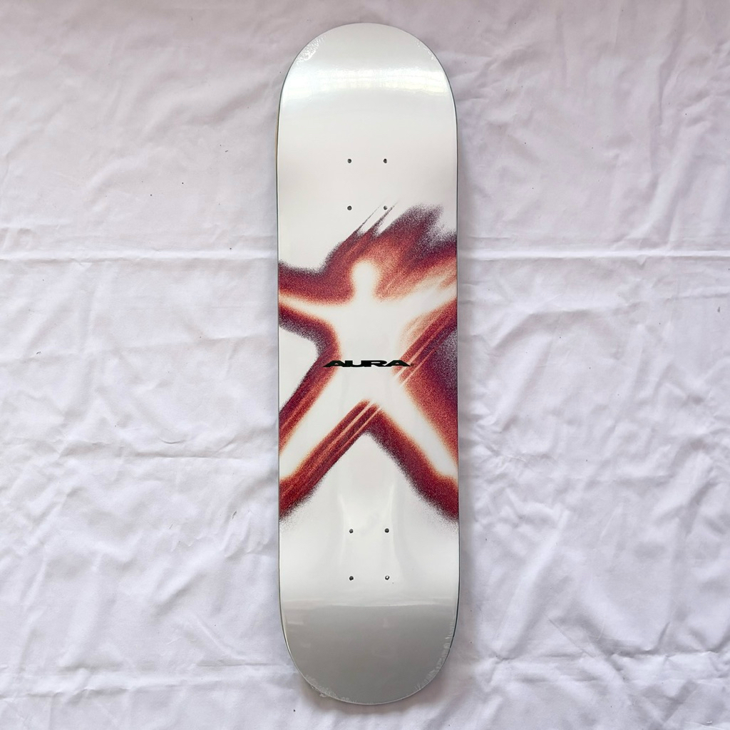 Aura “X-Men White” 8.25” x 31.5” Skateboard Deck-Halfpiped 
