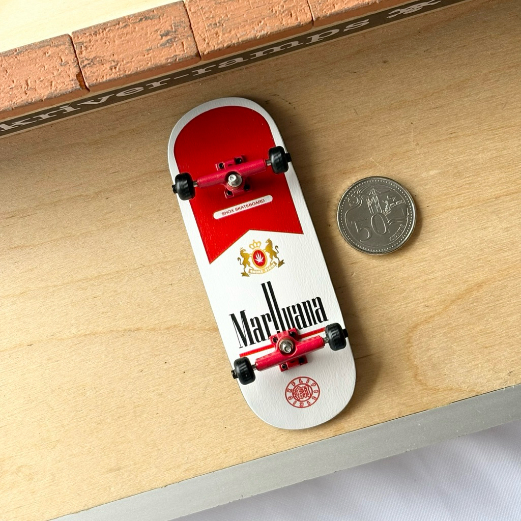 Shox “Red Pack” 35mm Fingerboard Complete