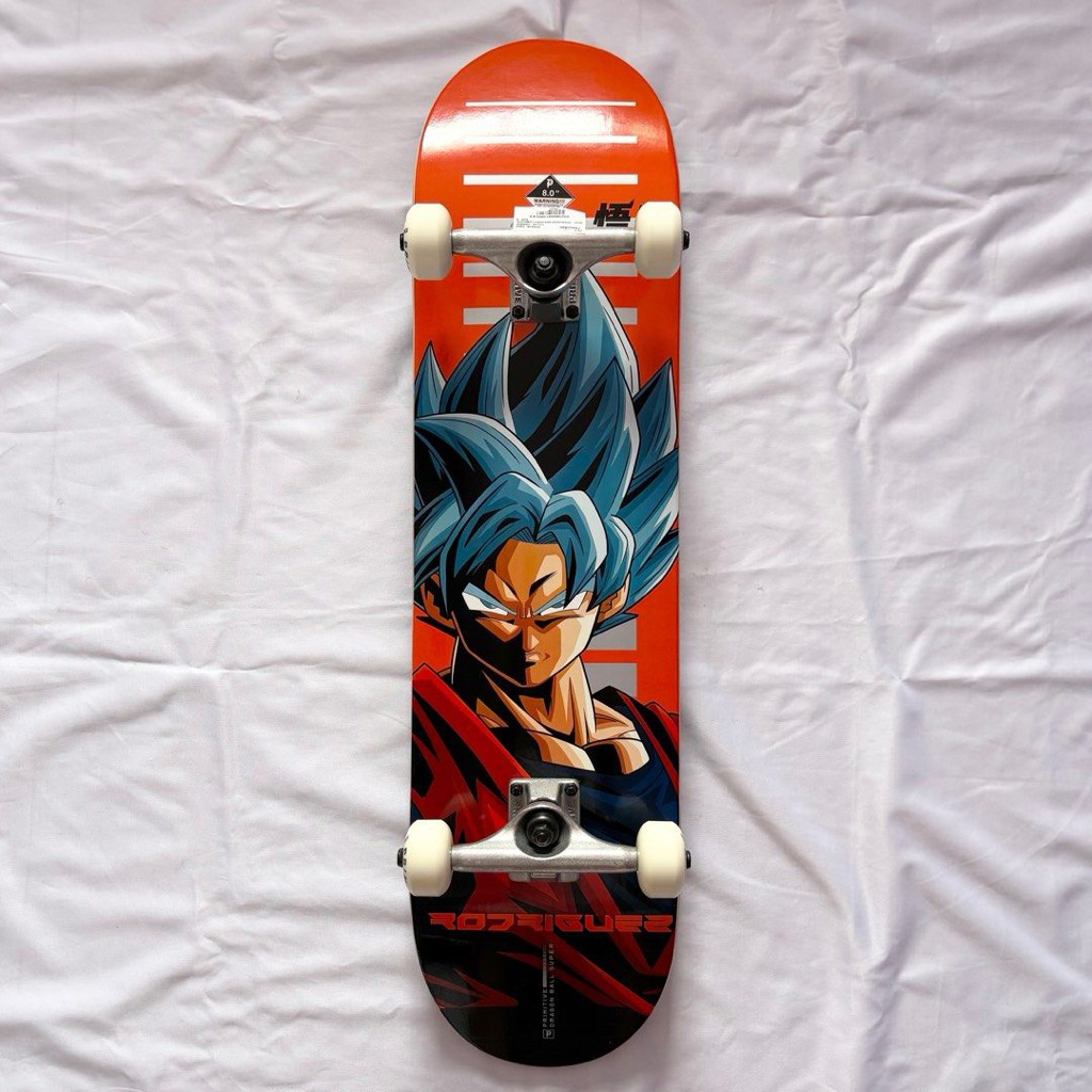 Primitive x Dragon Ball Z “Goku” 8.0”/8.25" Skateboard Complete-Halfpiped