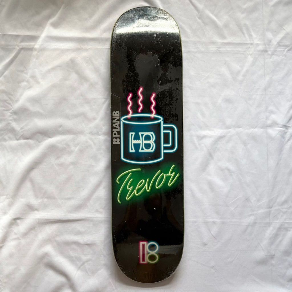 Plan B “Neon Coffee” 8.125” x 31.5” Trevor McClung Pro Model Skateboard Deck-Halfpiped