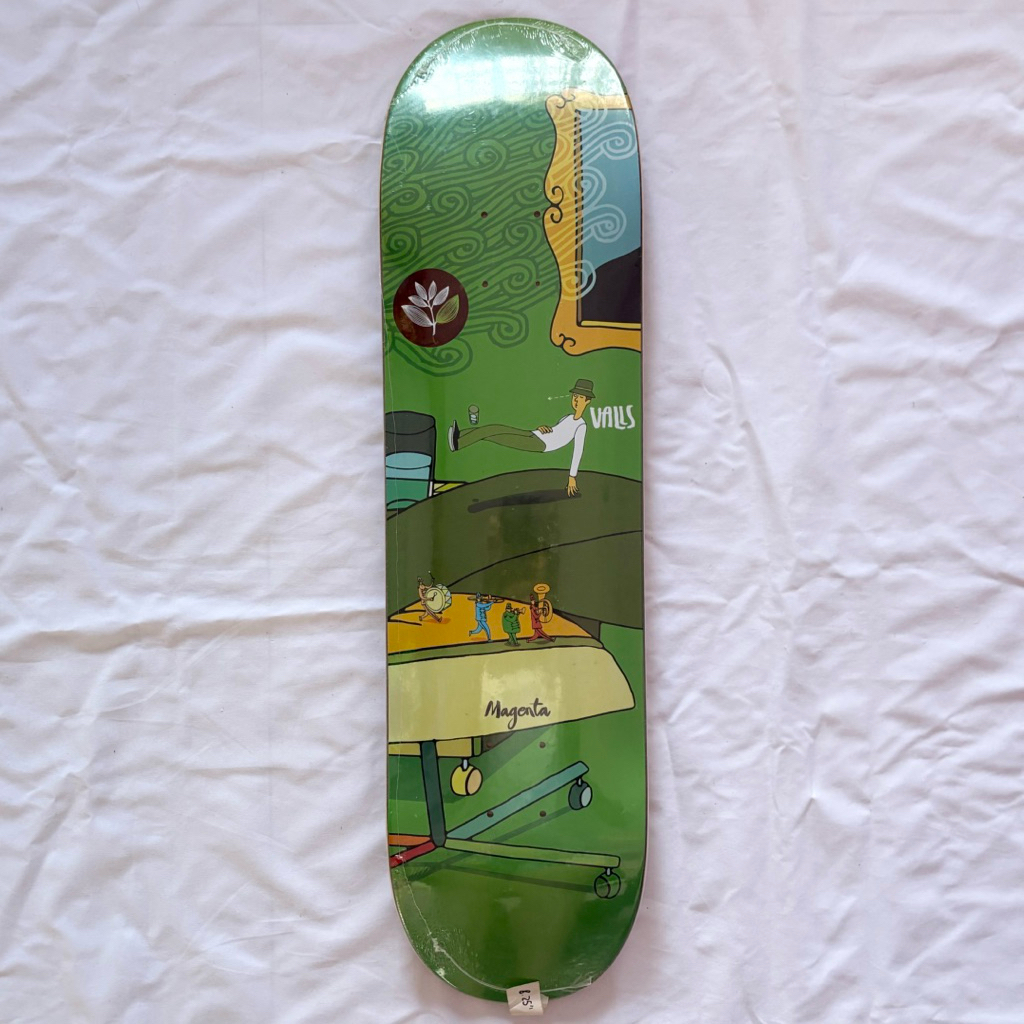 Magenta “Levitate” 8.25” x 31.6” Leo Valls Model Skateboard Deck