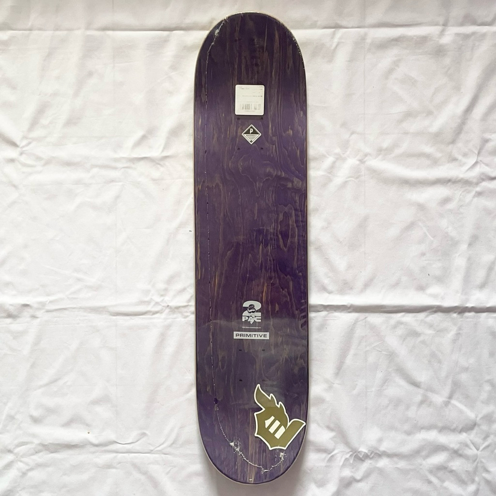 Primitive x 2Pac “Shine” 8.0” x 31.75” Rodriguez Skateboard Deck-Halfpiped