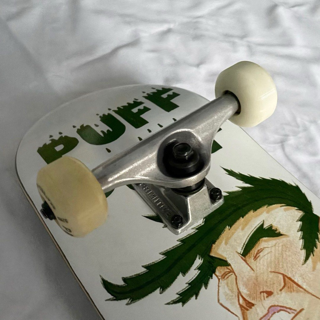 Nomad “Puff” 8.0” x 31.75” Custom Skateboard Complete-Halfpiped