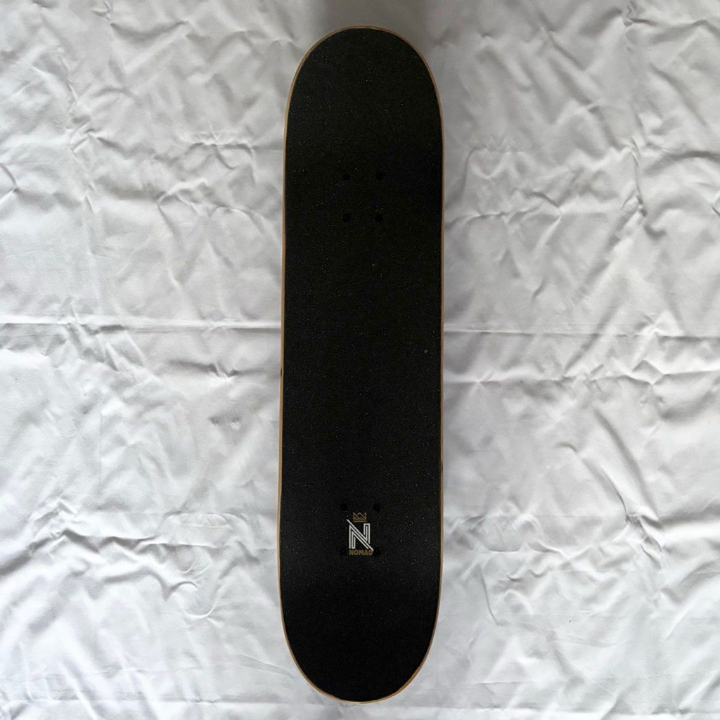 Nomad “Puff” 8.0” x 31.75” Custom Skateboard Complete-Halfpiped