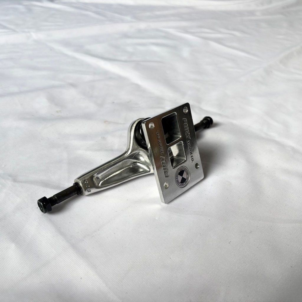 Fury Silver 8.0"/8.25” Double Hollow Skateboard Trucks-Halfpiped 