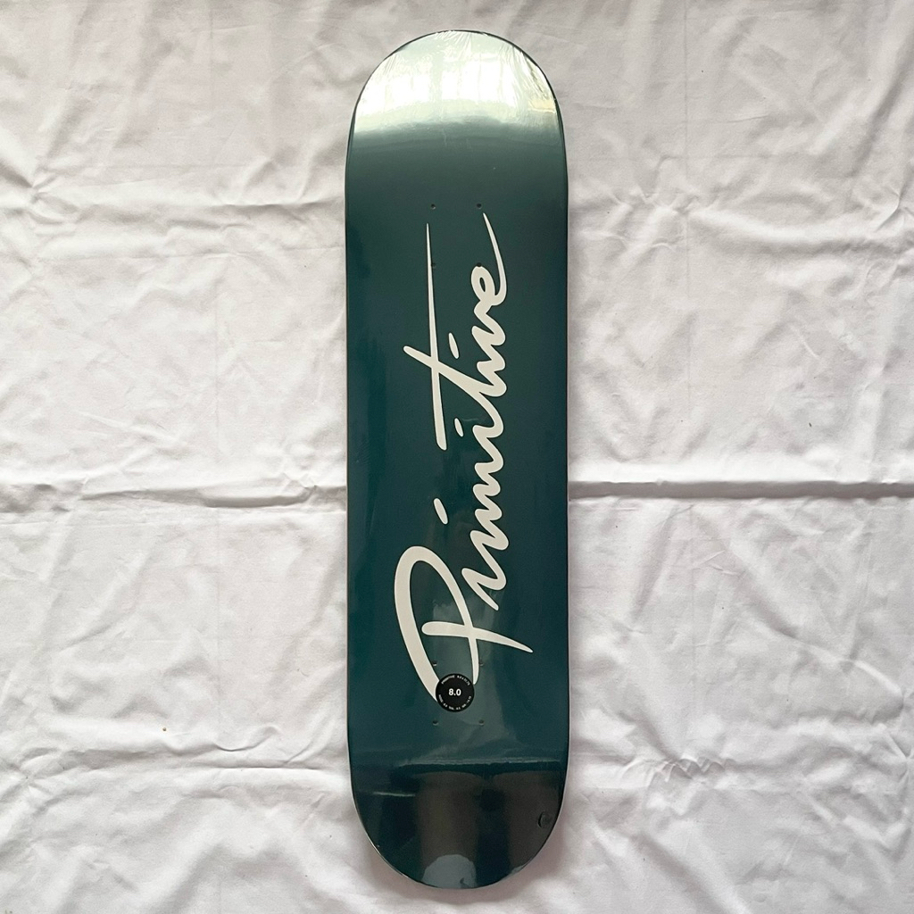 Primitive “Navy Signature” 8.0” x 31.75” Skateboard Deck-Halfpiped 