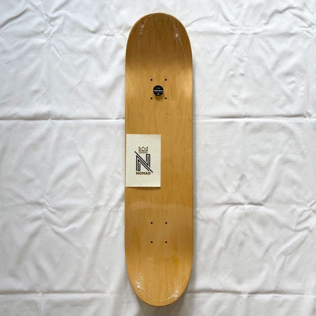 Nomad “Drunk” 7.75” Skateboard Deck-Halfpiped