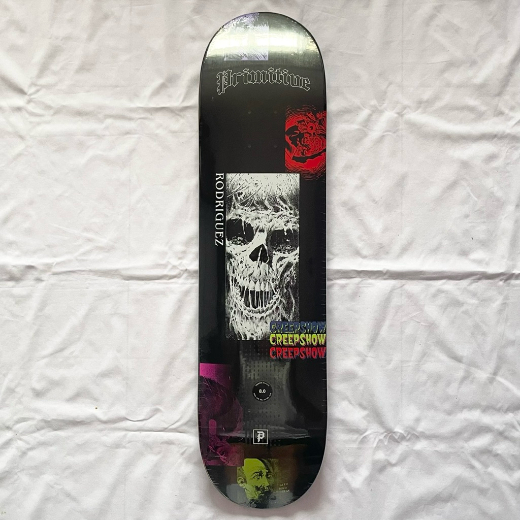 Primitive x Creepshow “Creep” 8.0” x 31.75” Skateboard Deck-Halfpiped