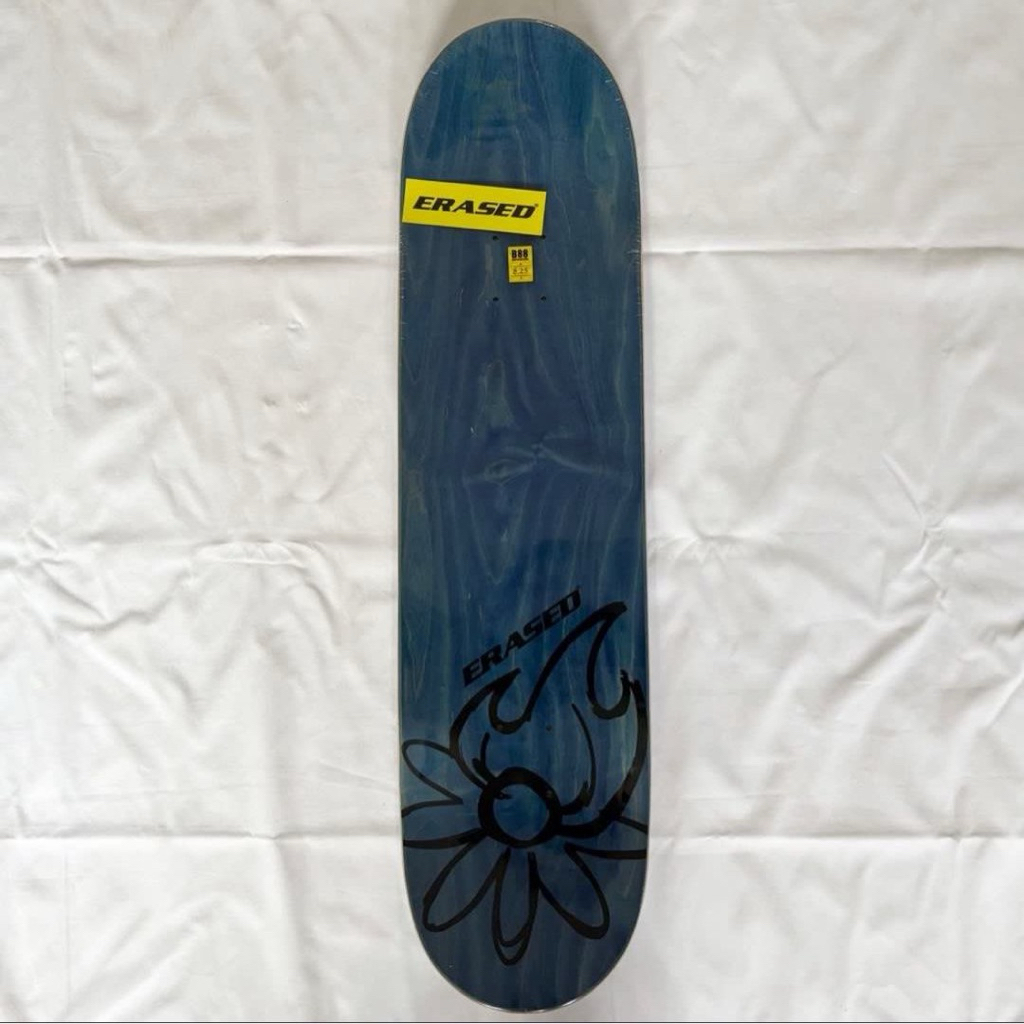 Erased “You Can't Stop Progress White” 8.0” x 31.4” / 8.25” x 31.5” Skateboard Deck-Halfpiped