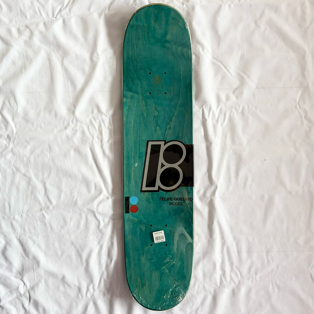 Plan B “Neon” 7.75” x 31.6” Felipe Gustavo Pro Model Skateboard Deck-Halfpiped 
