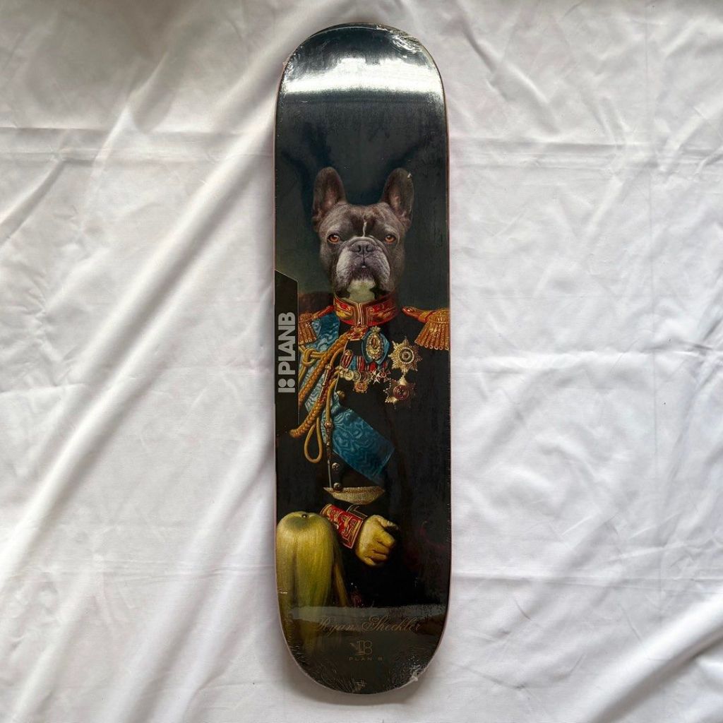 Plan B “Dawg” 8.125” x 31.3” Ryan Sheckler Pro Model Skateboard Deck-Halfpiped