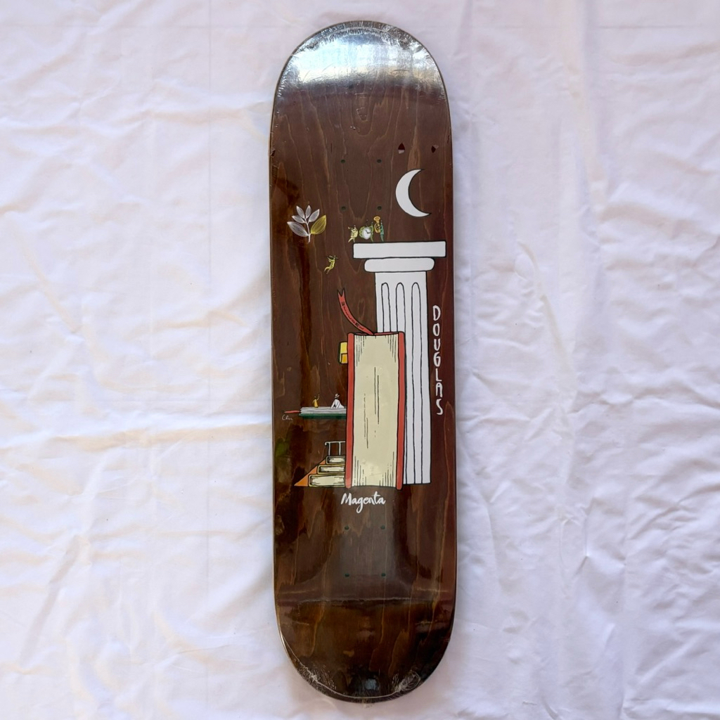 Magenta “Pillar” 8.5” x 31.9” Douglas Model Skateboard Deck