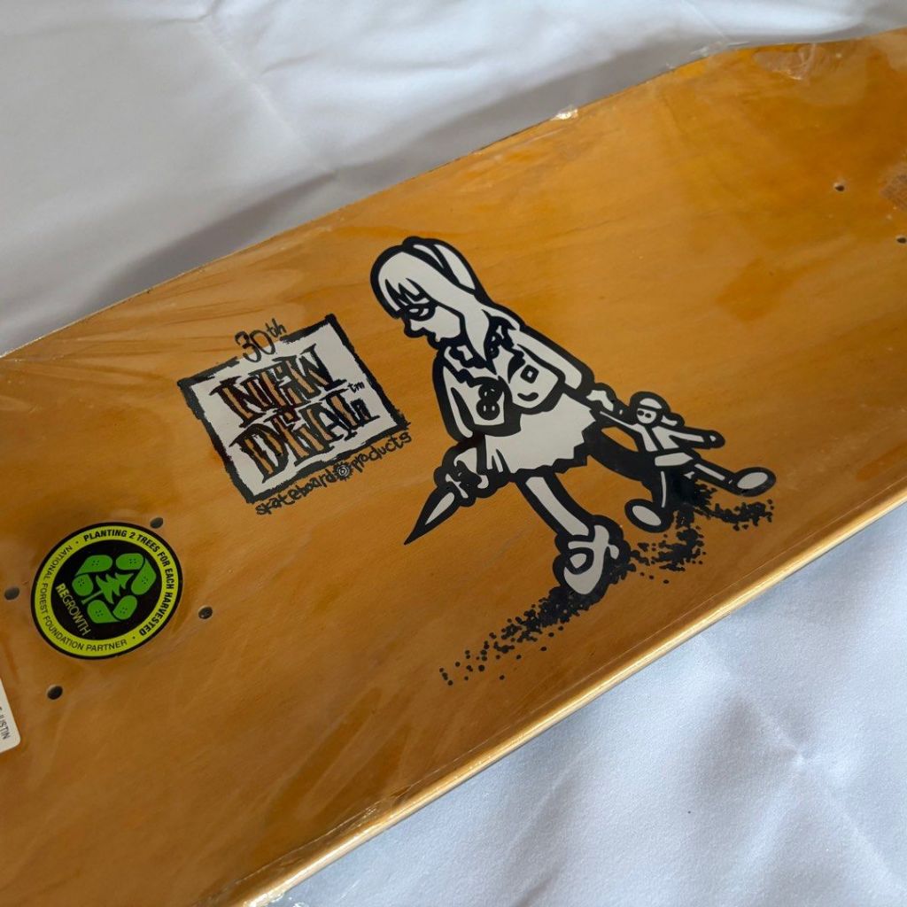 New Deal Adventures Of Justin Skateboard Deck 9.72″ X 31.4″-Halfpiped