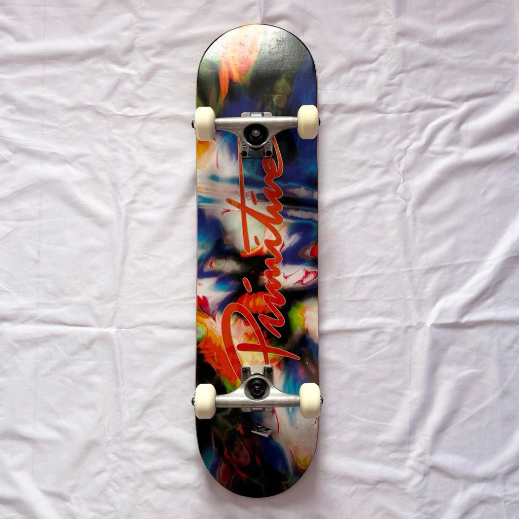 Primitive “Rainbow Genesis” 8.125” Custom Skateboard Complete-Halfpiped