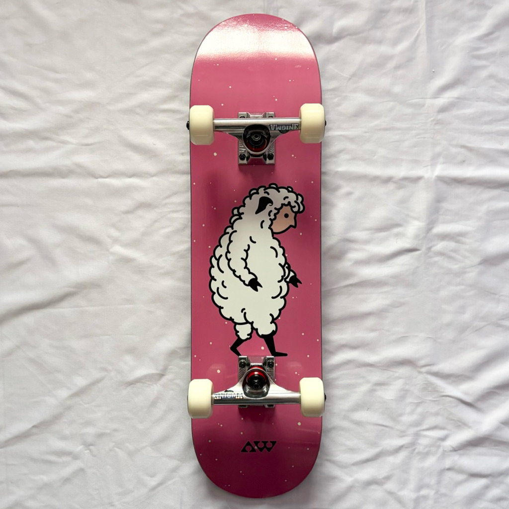 Alien Workshop “Pink Sheep” 7.5” Custom Skateboard Complete