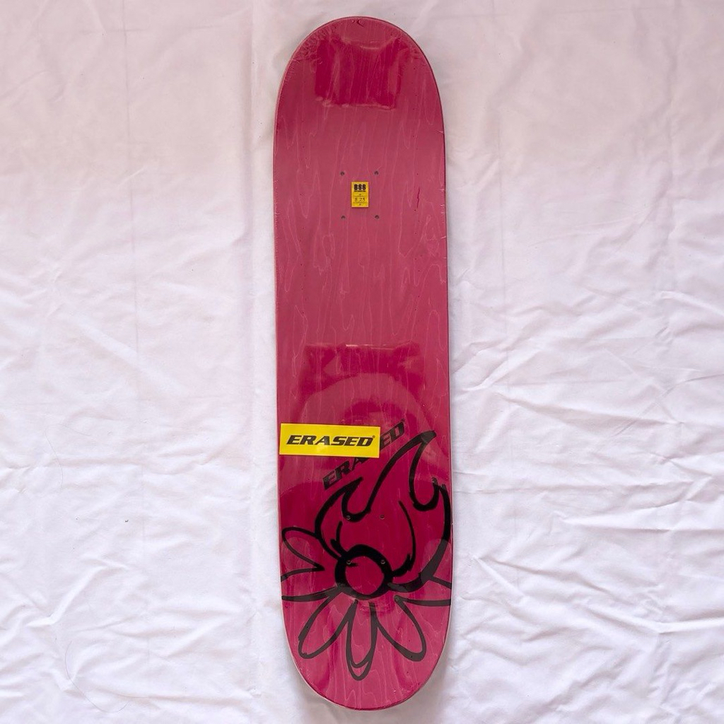 Erased “Glow Video Green” 8.25” x 31.5” Skateboard Deck-Halfpiped